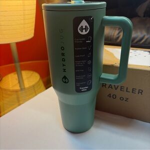 HydroJug Traveler - 40 oz Water Bottle with Handle & Flip